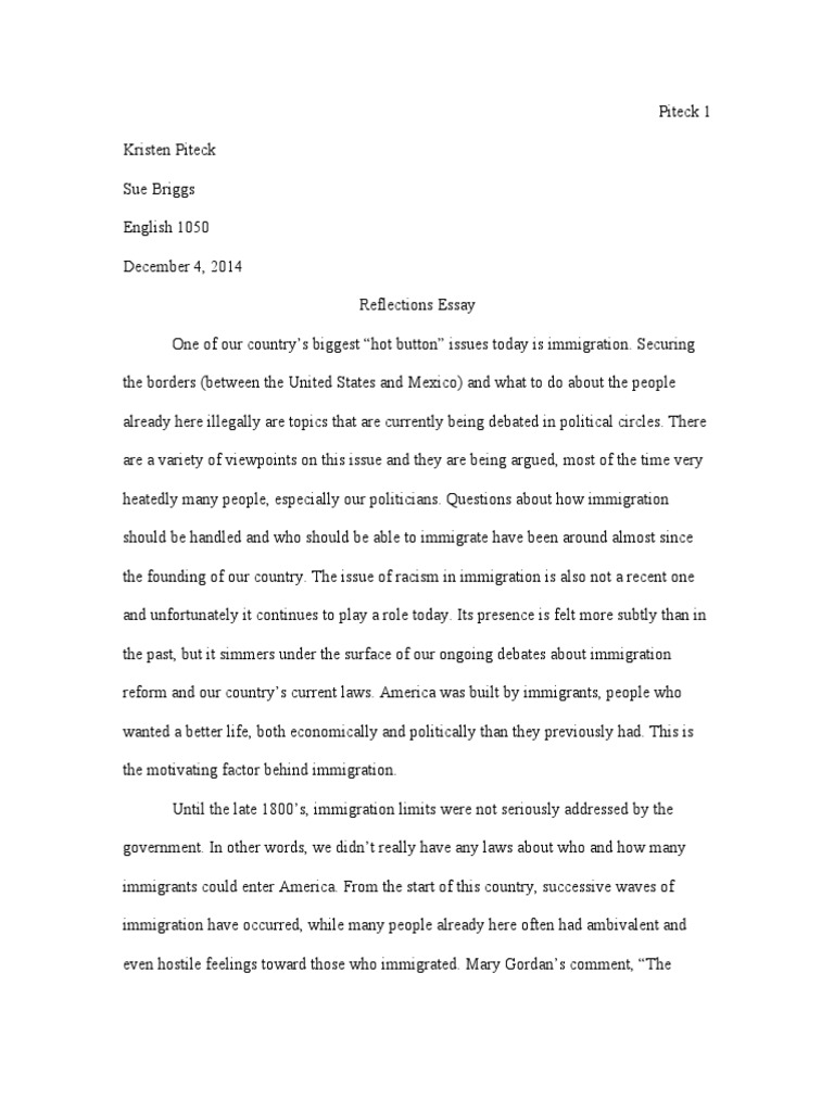 Реферат: Immigration Paper Essay Research Paper American Immigration